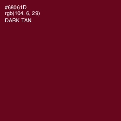 #68061D - Dark Tan Color Image